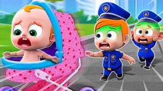 Police Takes Care of A Baby | Police Officer  | NEW✨ Nursery Rhymes & Funny For Kids