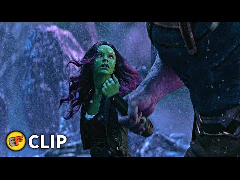 Thanos Sacrifices Gamora - Vormir Scene | Avengers Infinity War (2018) IMAX Movie Clip HD 4K