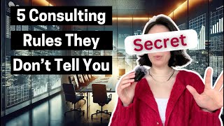 Consulting Survival Guide: Work Smarter NOT Harder (Watch this if you are starting a demanding job)