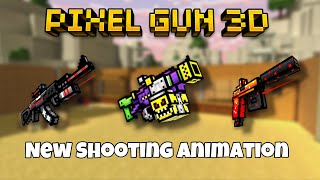 New Weapons Sound And Shooting Animation 🧐 | Pixel Gun 3D