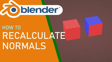 Blender how to recalculate normals