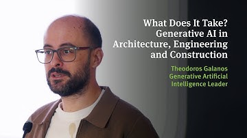 What does is take? Generative AI in Architecture, Engineering and Construction #ExemplarForum2024