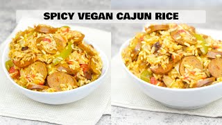 Spicy Vegan Cajun Rice | Pretty Brown Vegan