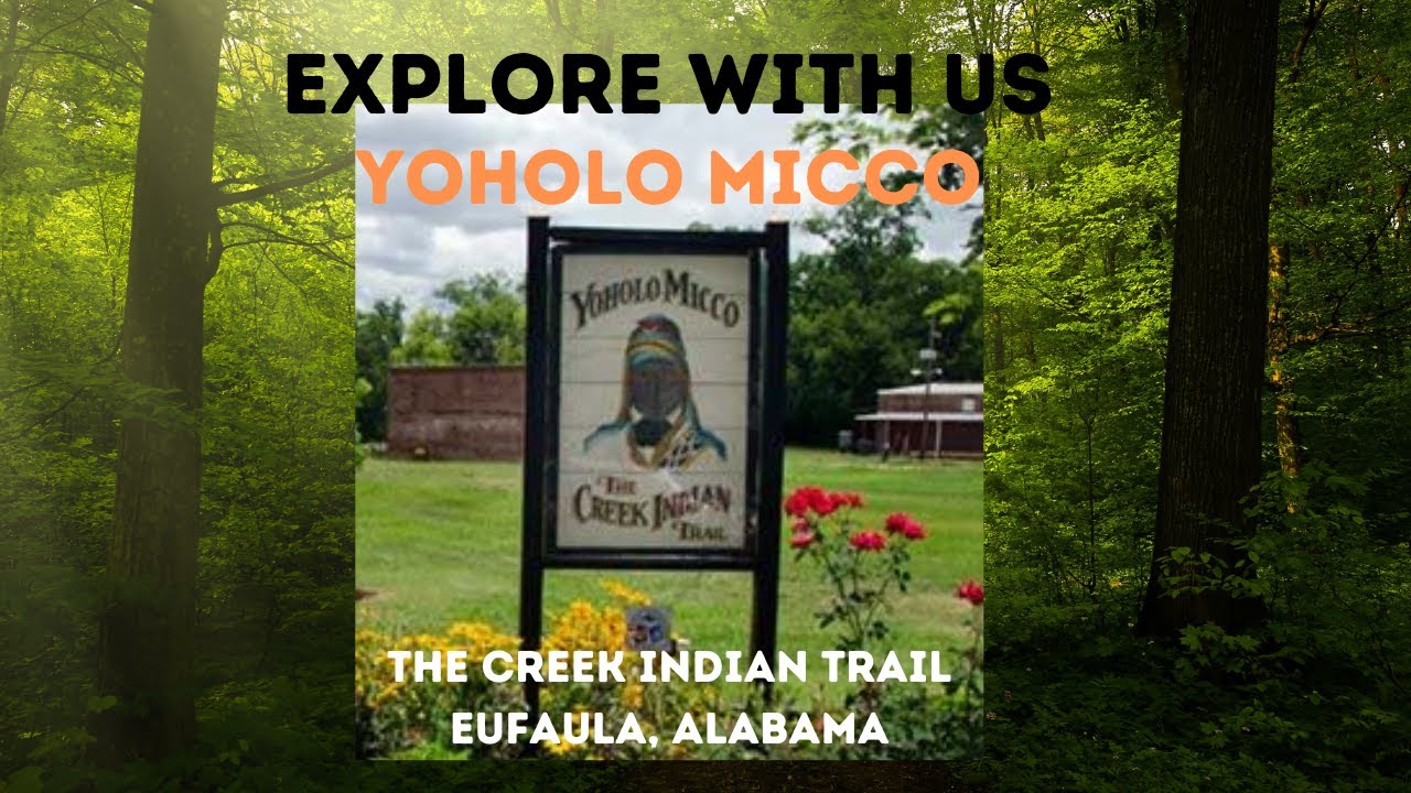 explore with us Yoholo Micco park, The creek indian trail, in Eufaula