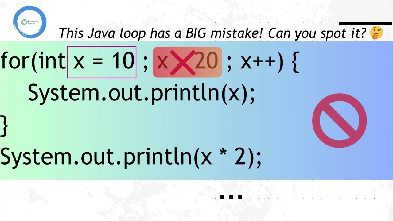 🚨 @Java Loop Mistake! Can You Spot the Error? 🔥 | ICSE Board Exam ...