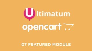 07 Ultimatum OpenCart Theme - Featured Module