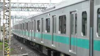 JR E233系2000番台(東マト)マト1編成 試運転 金町