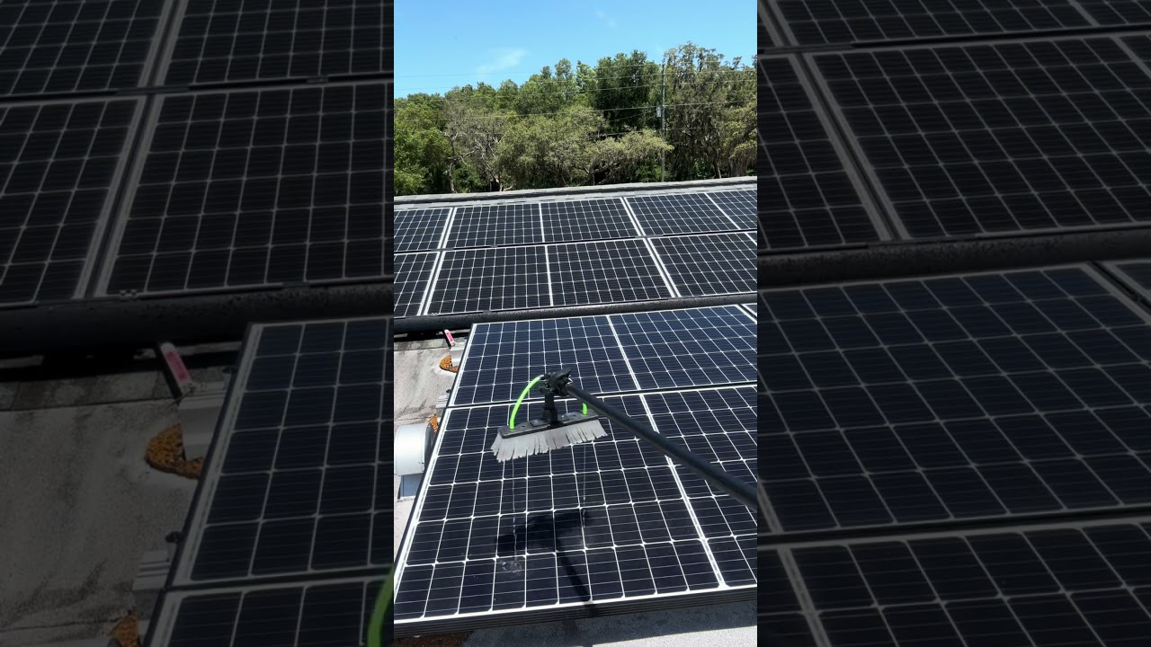 Solar Panel Cleaning in Tampa and New Port Richey