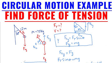 Find Tension of A Ball, Swing, or Flying Pig at an Angle! AP Physics 1 Circular Motion