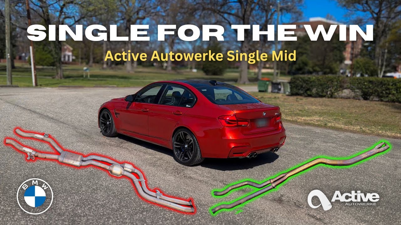 Installing Active Autowerke Single Mid Pipe + Sound Clips | BMW F80 M3