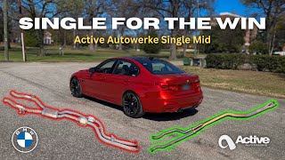 Installing Active Autowerke Single Mid Pipe Sound Clips Bmw F80 M3