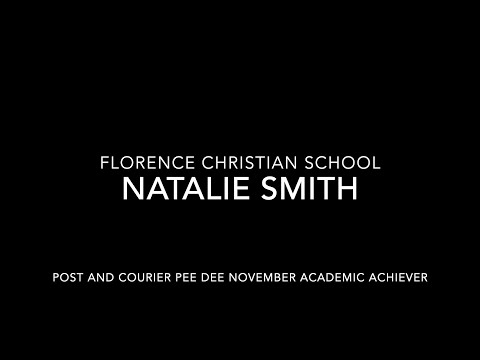 Florence Christian School senior Natalie Smith