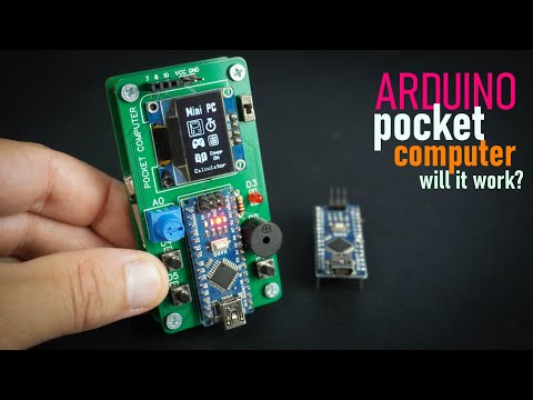 Arduino Pocket Computer featuring calculator, stopwatch, calendar, game and phone book