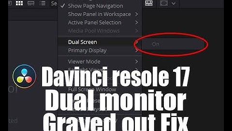 Say Goodbye to Dual Monitor Gray Out in Davinci Resolve 18