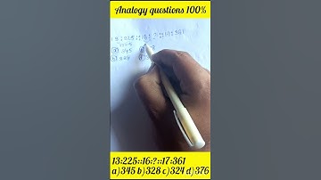 SSC GD analogy questions ❓🤔