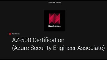 Intro to AZ-500 Certification - English