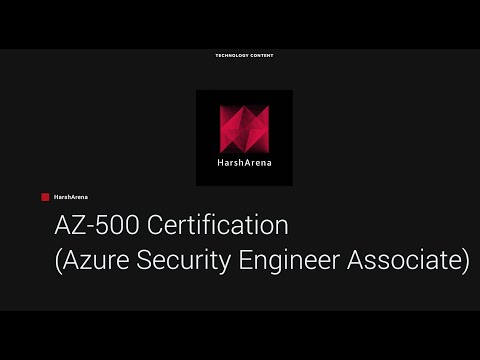 Intro to AZ-500 Certification - English