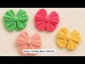 Easy Crochet Bow Tutorial | Hair Tie, Keychain &amp; Bag Charm DIY #bow #handmade #stitch #crochet #diy