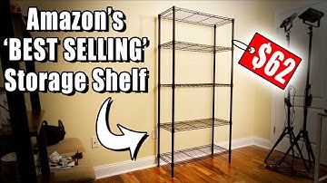 Amazon Basics 5 Shelf Adjustable Storage Shelving Unit | Assembly & Review | Best Selling Shelf