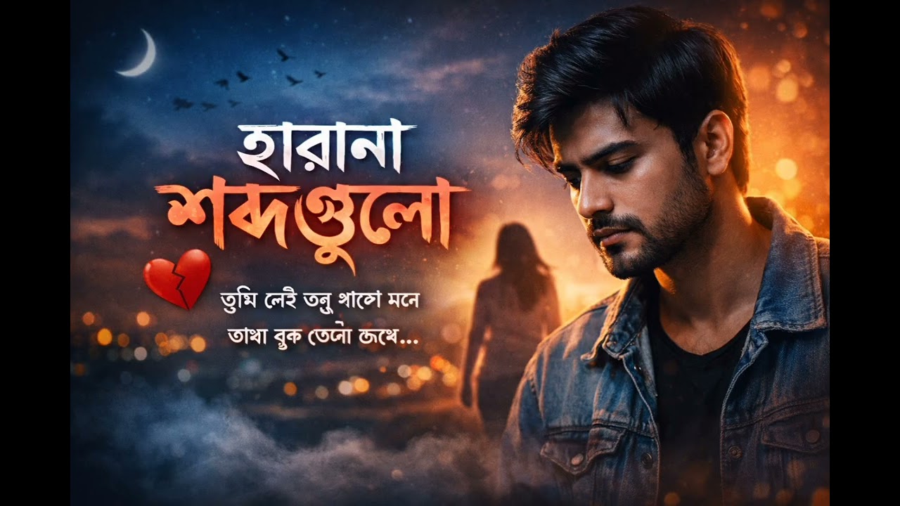 হারানো শব্দগুলো 💔🎧😭#song #love #sad #music #aakhirkyutootichhorebarghatiteam 