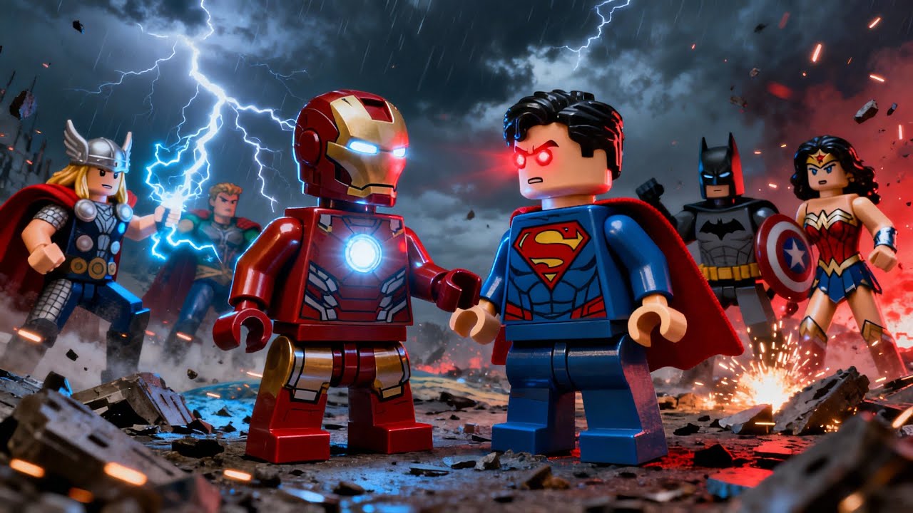 LEGO Avengers vs Justice League – Who Will Win? | Epic Battle for the Multiverse! 