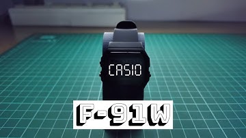 Is This the Coolest Dad Watch Ever? Casio F-91W Translucent & Centered Backlight Mod!