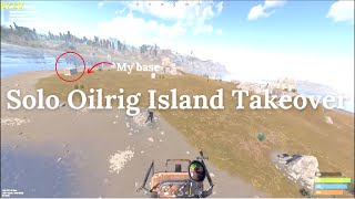 9000 HOUR SOLO TAKES OVER AN OILRIG ISLAND