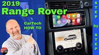 2019 Range Rover- CarTech Infotainment Screen How To