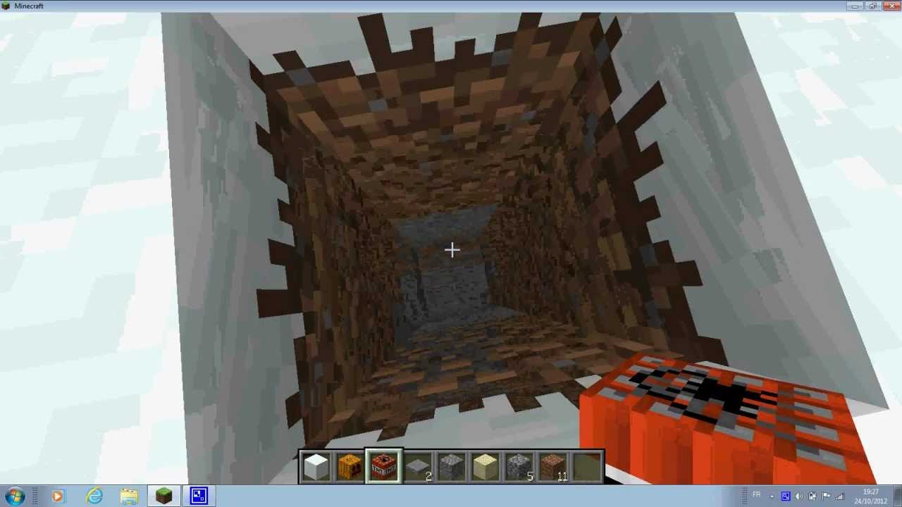 tuto minecraft comment faire un bonhomme de neige et un piege - YouTube