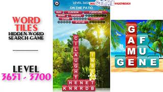 Word Tiles Level 3651 - 3700 Walkthrough | SkillGameWalkthrough screenshot 5