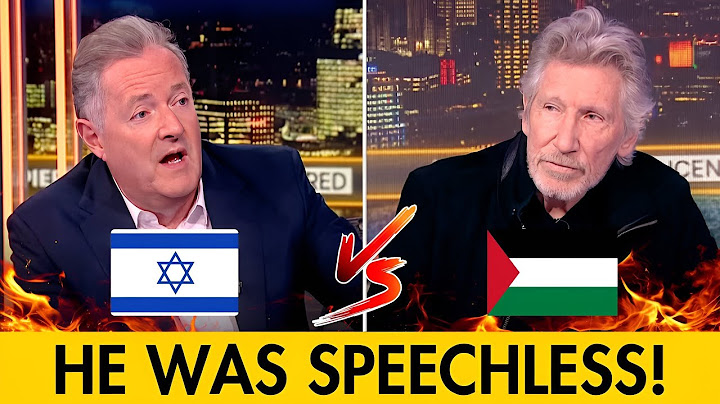 "The Baby was never released" Piers Morgan EDUCATES Antisemite Roger Waters