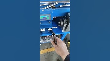 Automatic metal pipe reducing thread making crimping machine