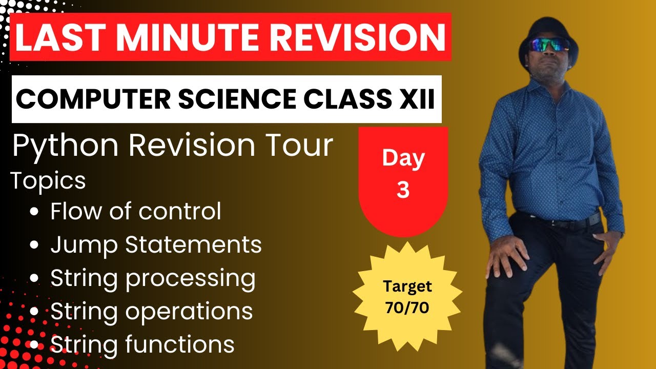Day 3 | Last Minute revision CBSE Computer science Class 12 Chapter 1 ...
