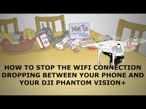 How to fix your phone dropping the wifi connection with your DJI Phantom Vision+