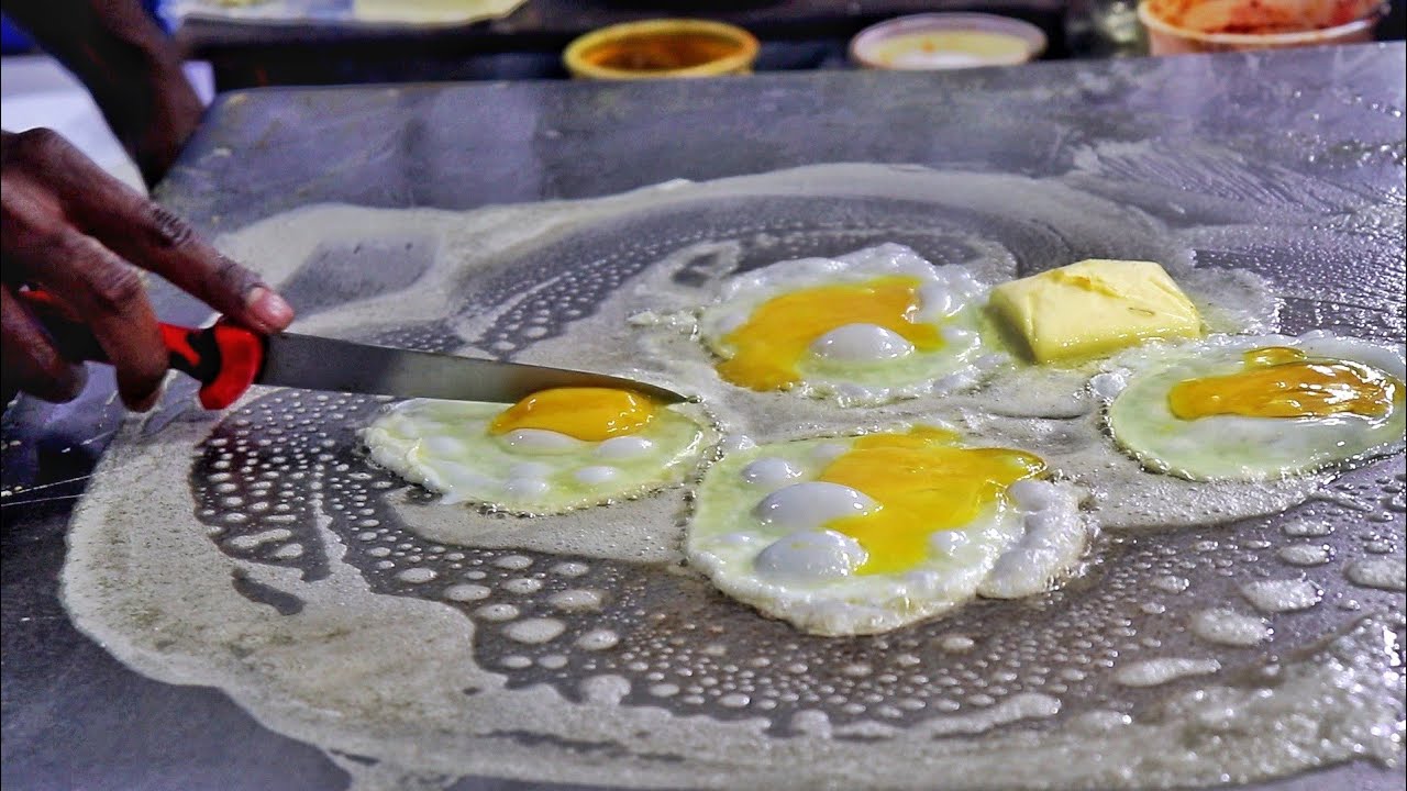 Valentine Special Butter Loaded Masala Egg Full Fry | Best Omelette Dishes | Indian Street Food | Street Food Fantasy