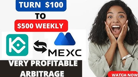 KUCOIN + MEXC CRYPTO ARBITRAGE: MAKE UP TO $100 WEEKLY || NO RISK, GOOD PROFIT || MAKE MONEY ONLINE