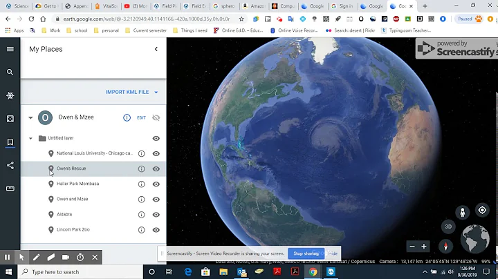Google Earth How to import KMZ/kml