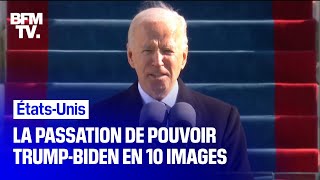 États-Unis: la passation de pouvoir Trump-Biden en 10 images