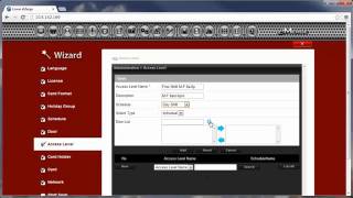 e3 Series: Setup Wizard Access Levels