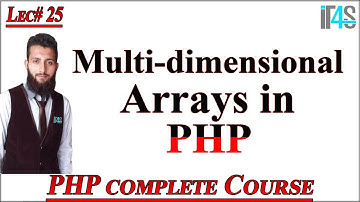 PHP Tutorial in Urdu | Hindi | Multidimensional Arrays in PHP