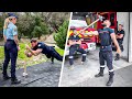 The strongest fireman in the world