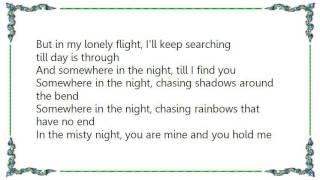 Ella Fitzgerald - Somewhere in the Night Lyrics