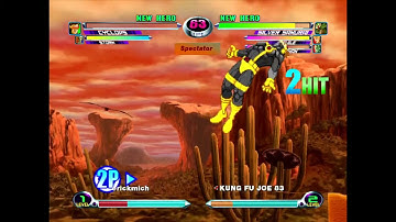 MvC2 Mvci Umvc3 Kung Fu Joe 83 vs Erickmich (Low tiers)