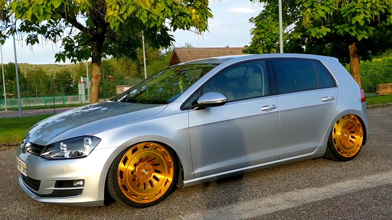 Golf 7 Air Ride & Radi8 R8T12 - YouTube
