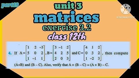 One Shot Ex 3.2 Class12 | Matrices | Class 12 One Shot Ex 3.2 Math | Ex 3.2 Class 12 Math(2023)