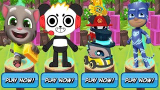 Tag with Ryan PJ Masks Catboy and Combo Panda vs Dash Tag vs Tom Gold Run - Gameplay screenshot 4
