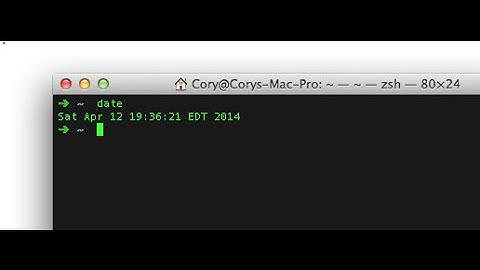 How can change Date from Command Line in mac OSX