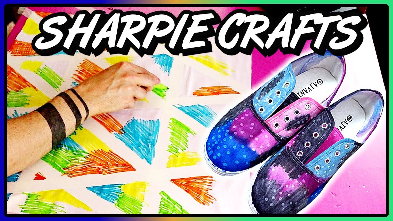 DIY Sharpie Galaxy Shoes