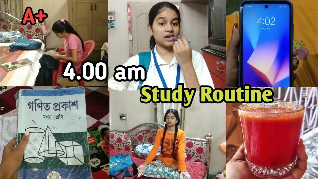 4 AM * Board* Exam 📚 Best Study Routine 🎯🥶. Toppers Secret Study Routine 🔥