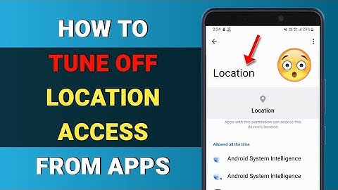 How to Disable Location Tracking in Android || Disable location access from apps || Tech Process